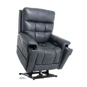 vivalift ultra plr4955l dark gray recliner chair front view